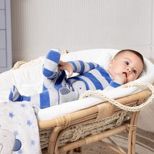 Pelele rayas terciopelo 4-6 meses Mayoral