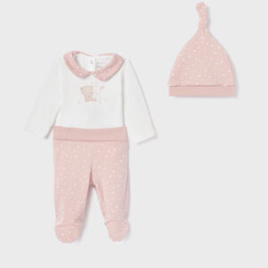Conjunto regalo bebé rosa 1-2 meses Mayoral