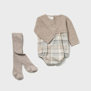 Pelele combinado leotardos  6-9 meses Mayoral