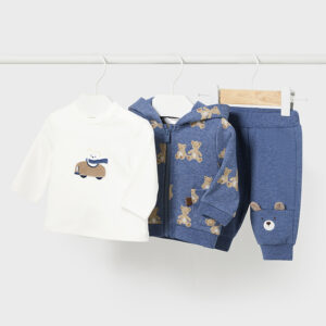 Chándal 3 piezas 6-9 meses Mayoral