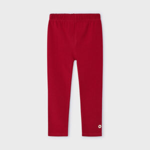 Leggins básico rojo de 4 y 5 años Mayoral