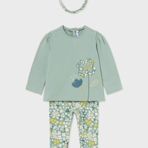 Conjunto leggins con diadema 18 meses Mayoral