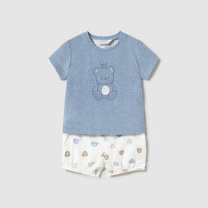 Conjunto corto osito 4-6 y 18 meses Mayoral