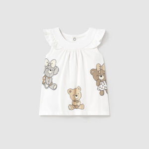 Vestido ositas 4-6 y 6-9 meses Mayoral