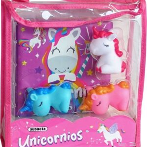 Libro de baño con unicornios