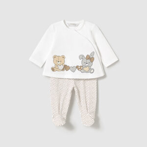 Conjunto polaina animalitos 1-2 meses Mayoral