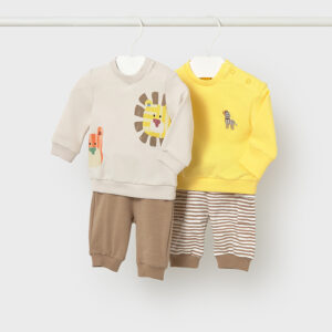 Conjunto animales finito 6-9, 12 y 18 meses Mayoral