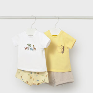 Conjunto animalitos 6-9 y 18 meses Mayoral