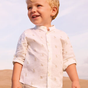 Camisa estampada finita 18 y 36 años