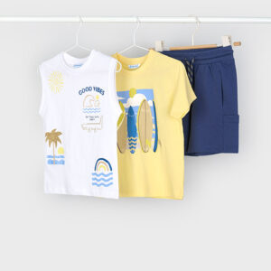 Conjunto 3 piezas surf 8, 9 y 10 años Mayoral