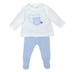 Conjunto polaina Laza 0, 1 y 3 meses Calamaro
