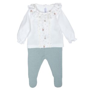 Conjunto polaina 0, 1 y 3 meses Calamaro