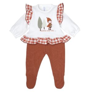 Conjunto polaina cuento 1 y 3 meses Calamaro