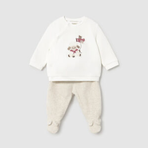 Conjunto con polaina 0-1, 1-2 y 2-4 meses Mayoral