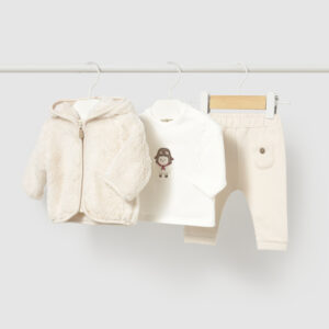 Conjunto 3 piezas 1-2, 2-4 y 4-6 meses Mayoral