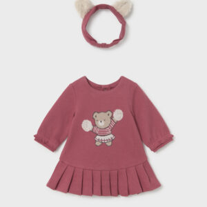 Vestido con cinta pelo 4-6, 6-9 y 12 meses Mayoral